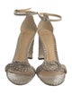 Alexandre Birman Leather Animal Print Sandals