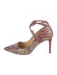 Alexandre Birman Snakeskin Animal Print Pumps