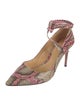 Alexandre Birman Snakeskin Animal Print Pumps