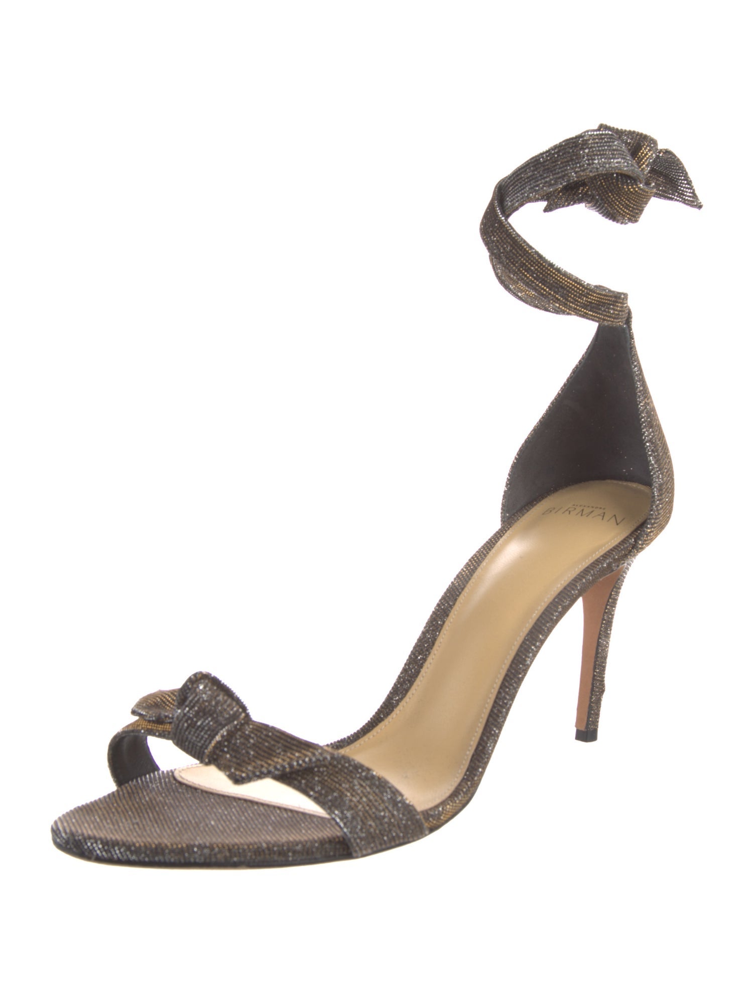 Alexandre Birman Glitter Accents D'Orsay Pumps