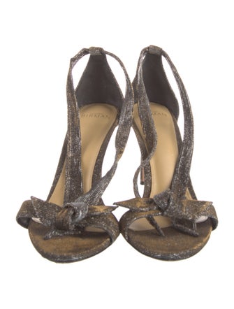 Alexandre Birman Glitter Accents D'Orsay Pumps