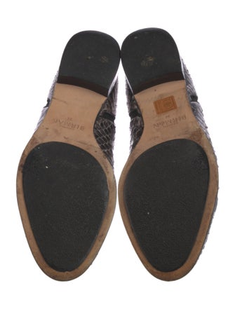 Alexandre Birman Snakeskin Animal Print Chelsea Boots