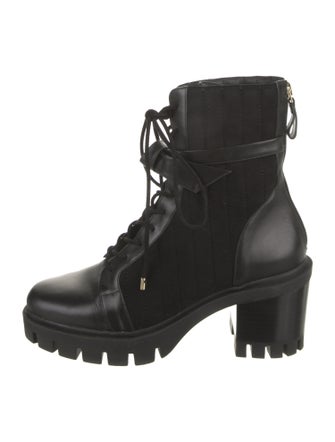 Alexandre Birman Leather Combat Boots