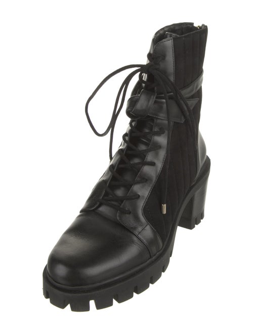Alexandre Birman Leather Combat Boots