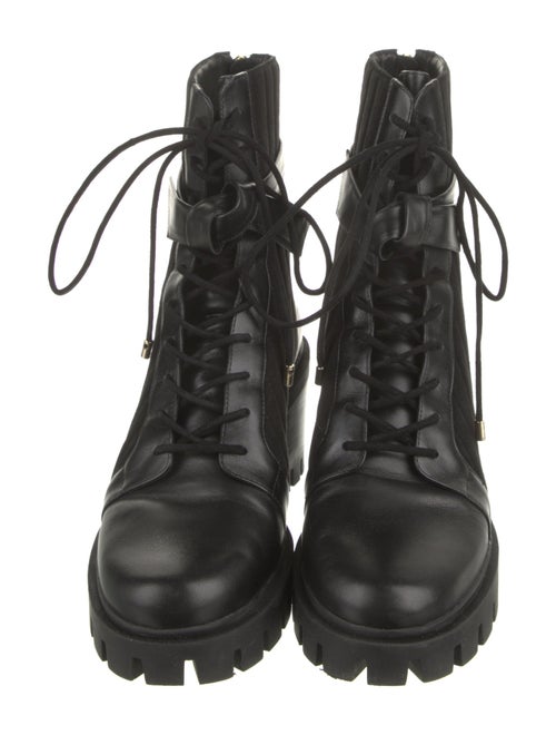 Alexandre Birman Leather Combat Boots