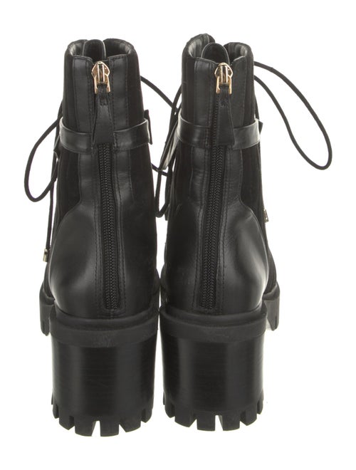 Alexandre Birman Leather Combat Boots