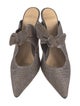 Alexandre Birman Bow Accents Mules