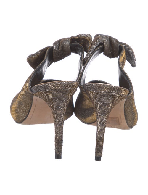 Alexandre Birman Bow Accents Mules