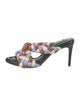Alexandre Birman Leather Printed Slides