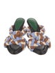 Alexandre Birman Leather Printed Slides