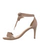 Alexandre Birman Suede Bow Accents Sandals