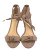 Alexandre Birman Suede Bow Accents Sandals