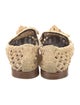 Alexandre Birman Jute Lace Pattern Loafers