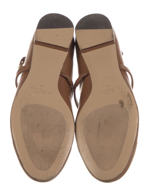 Alexandre Birman Leather Bow Accents Flats