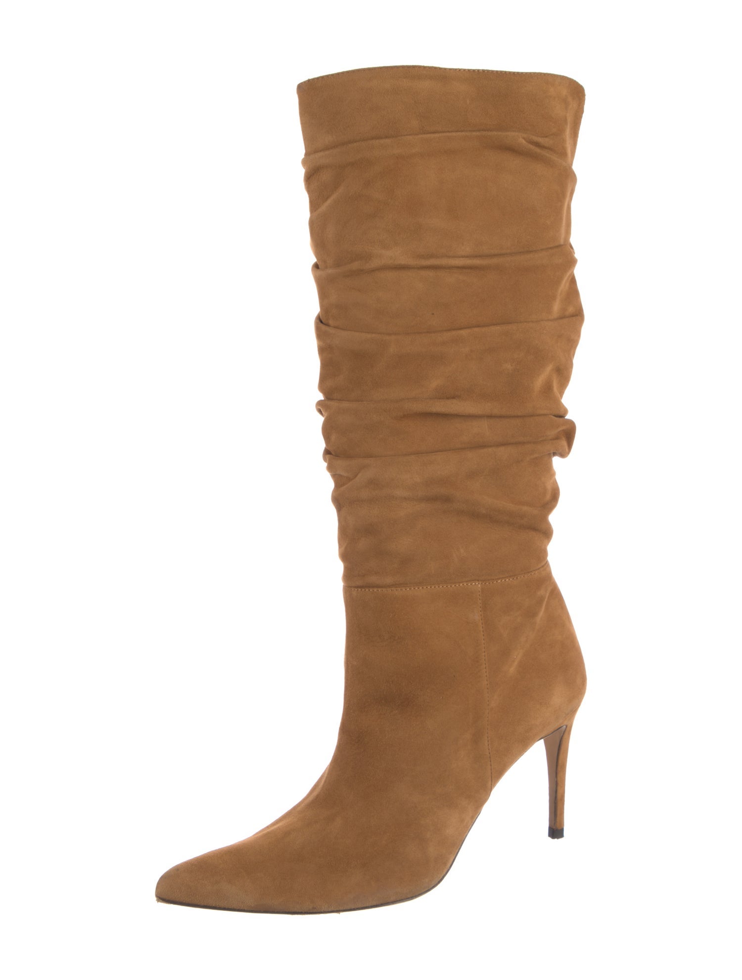 Alexandre Birman Suede Slouch Boots