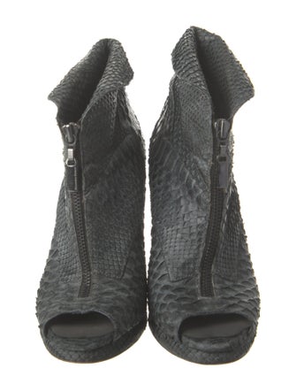 Alexandre Birman Python Animal Print Boots