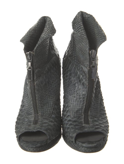 Alexandre Birman Python Animal Print Boots