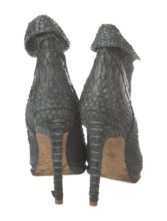 Alexandre Birman Python Animal Print Boots