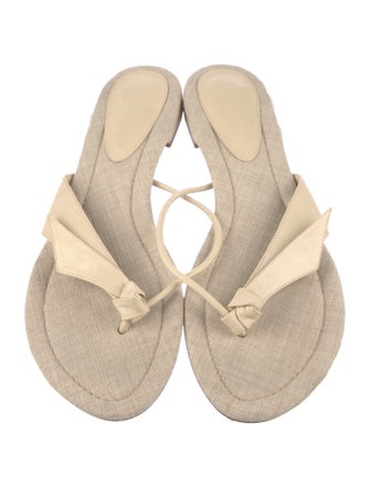 Alexandre Birman Leather Flip Flops