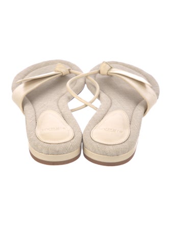 Alexandre Birman Leather Flip Flops