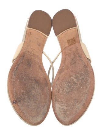 Alexandre Birman Leather Flip Flops