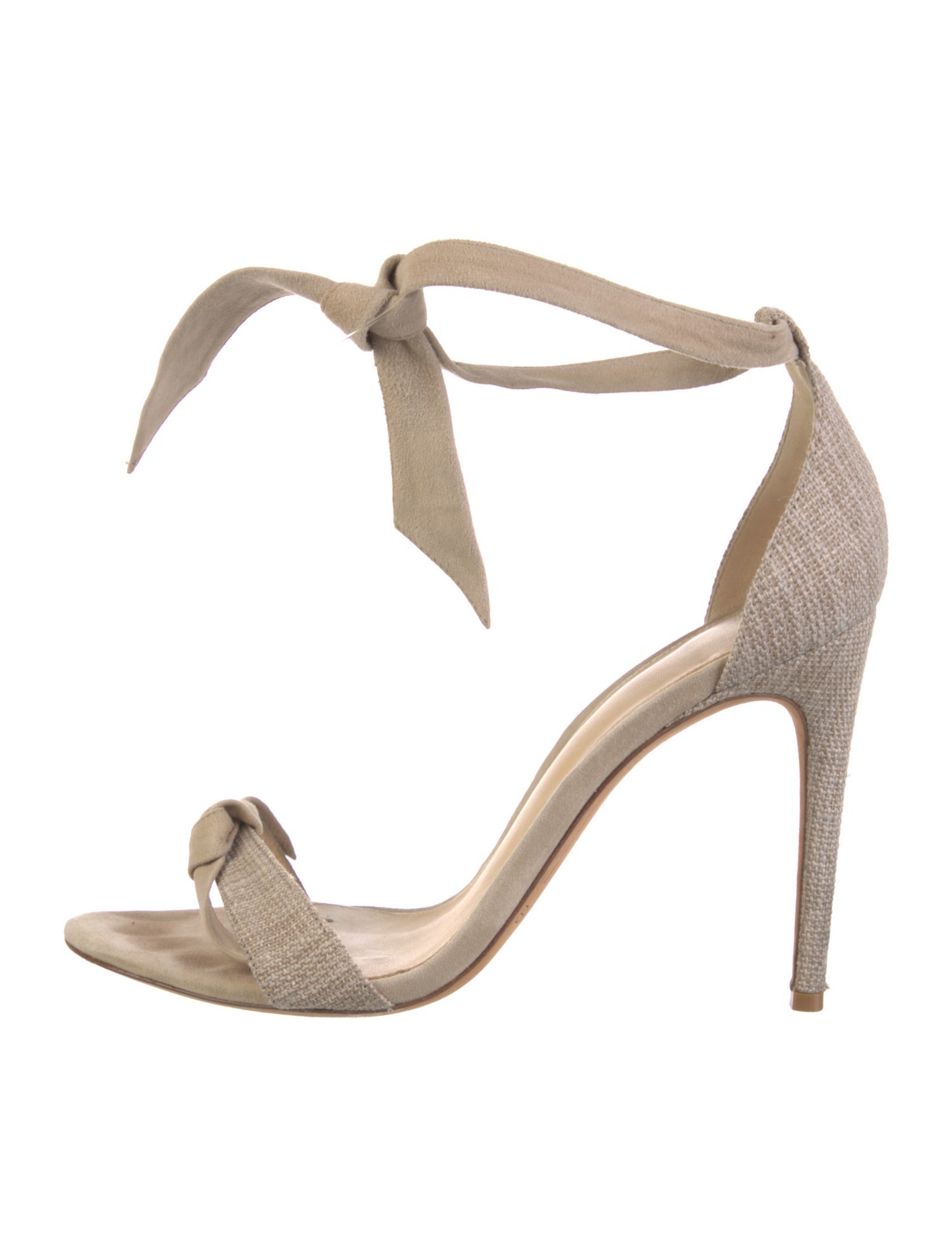 Alexandre Birman Suede Bow Accents Sandals