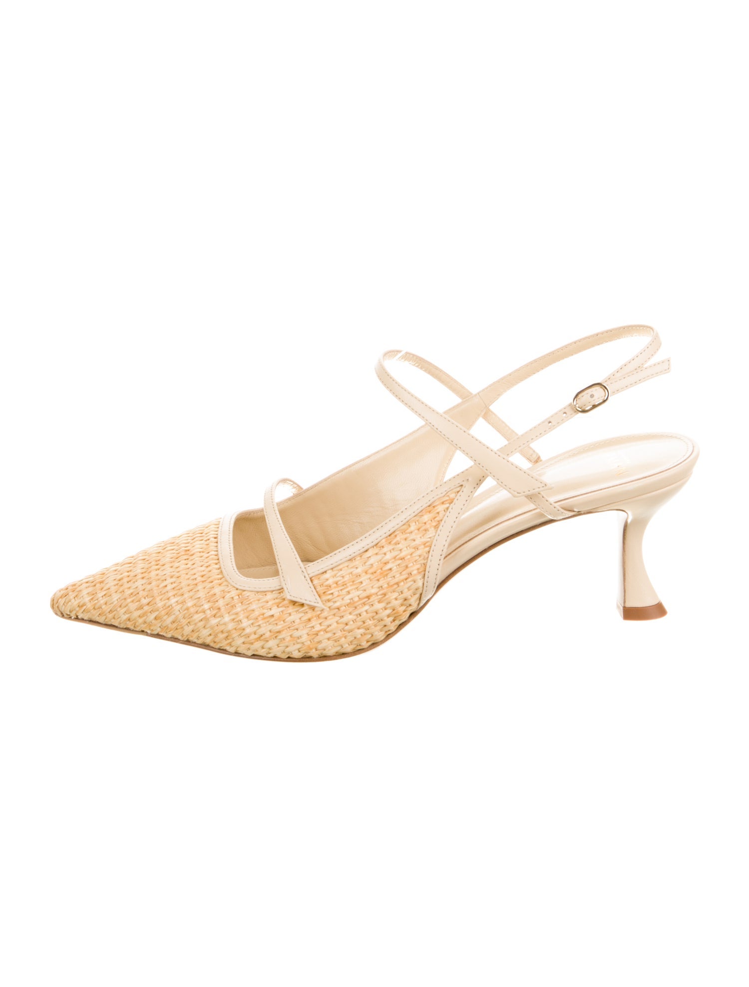 Alexandre Birman Leather Slingback Pumps