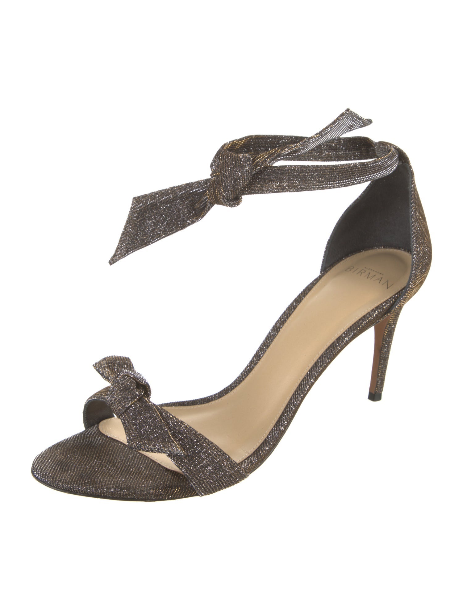 Alexandre Birman Glitter Glitter Accents Sandals