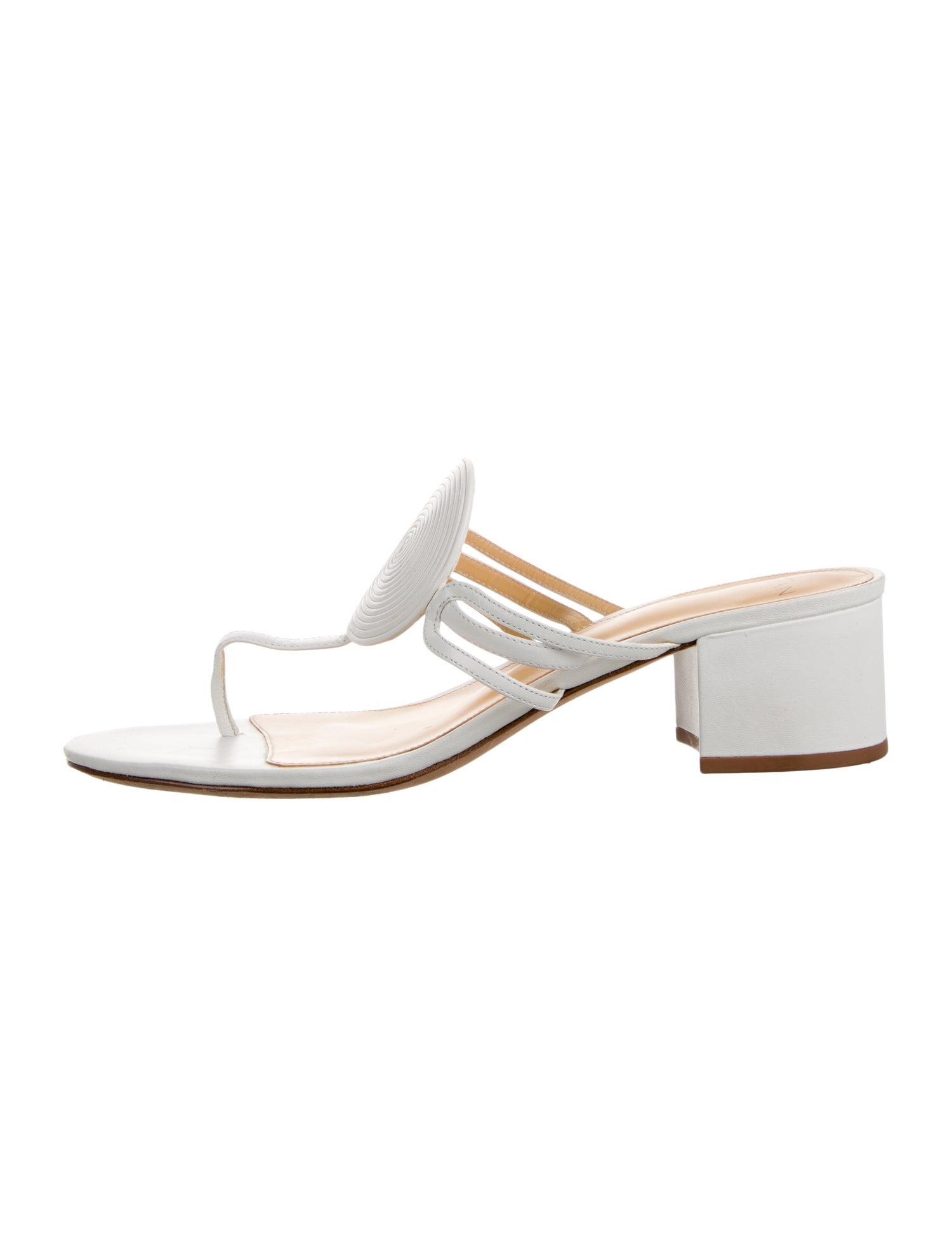 Alexandre Birman Leather Slides