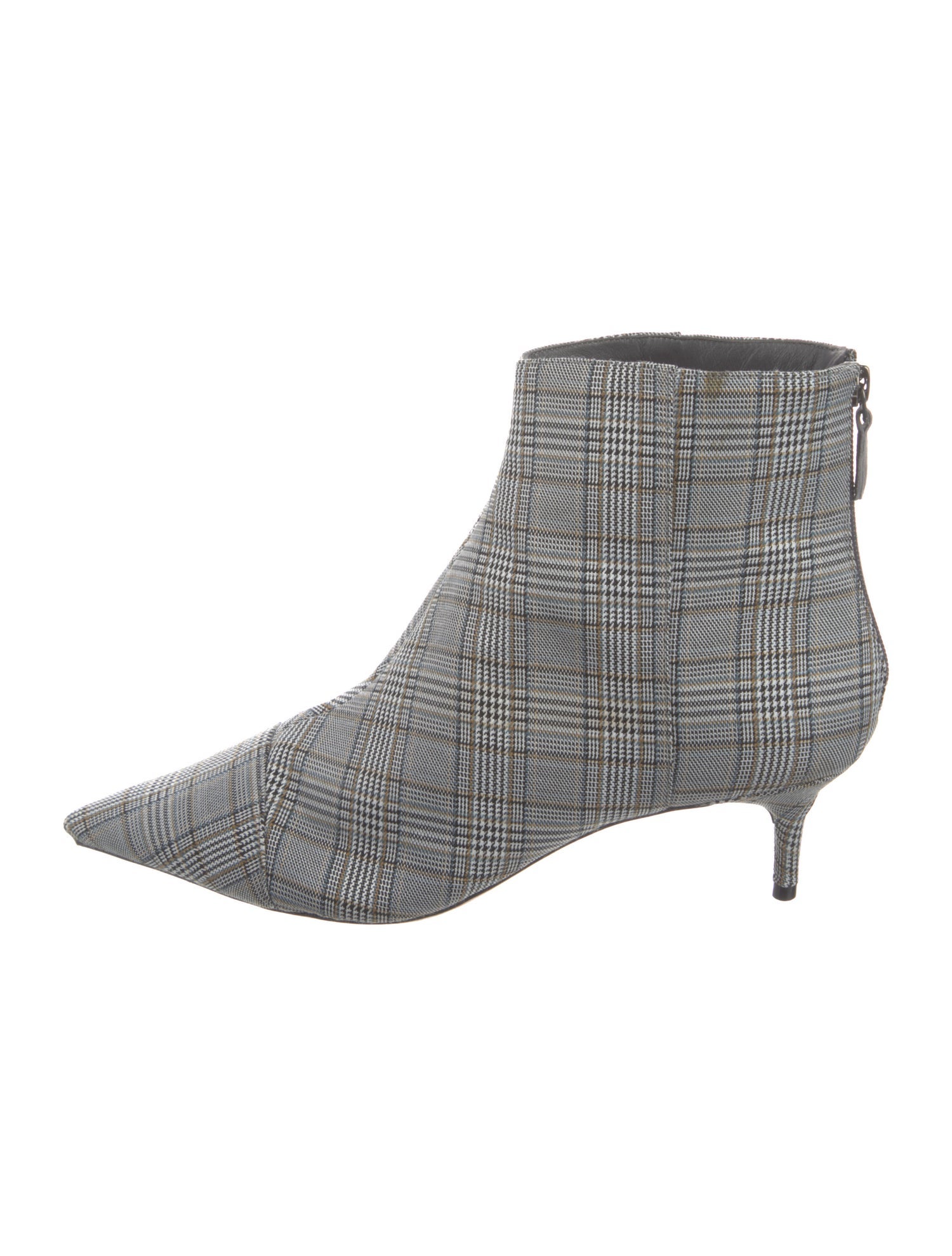 Alexandre Birman Houndstooth Print Sock Boots