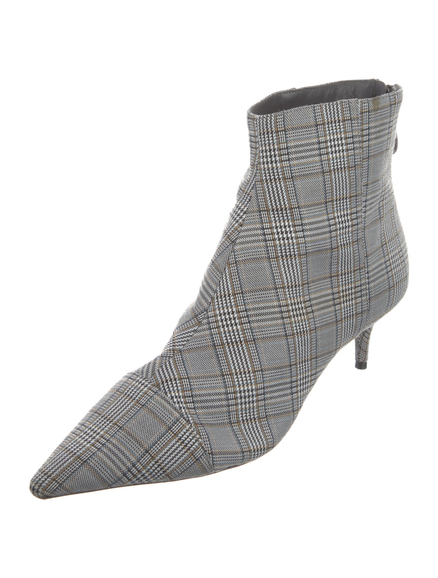 Alexandre Birman Houndstooth Print Sock Boots