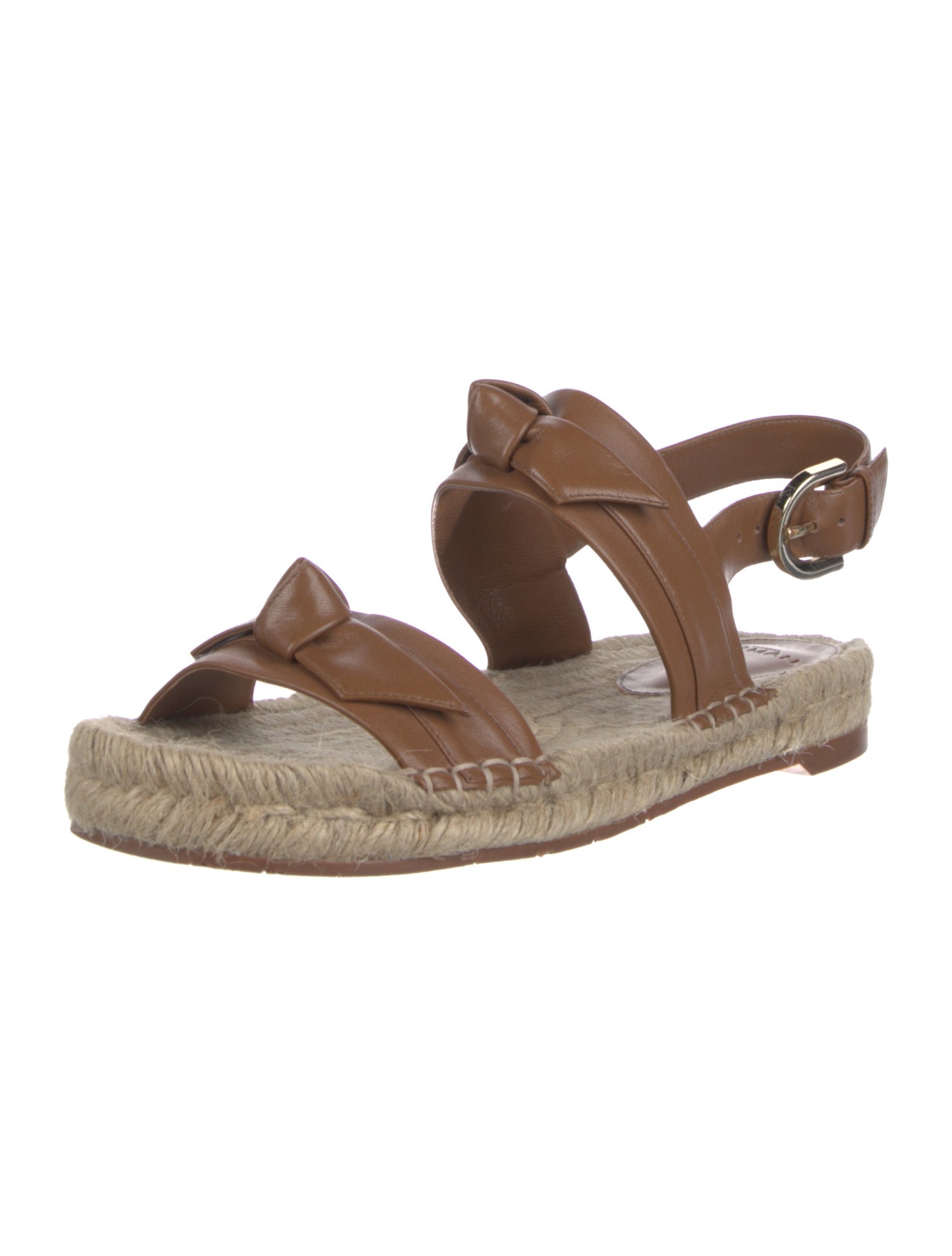Alexandre Birman Leather Espadrilles