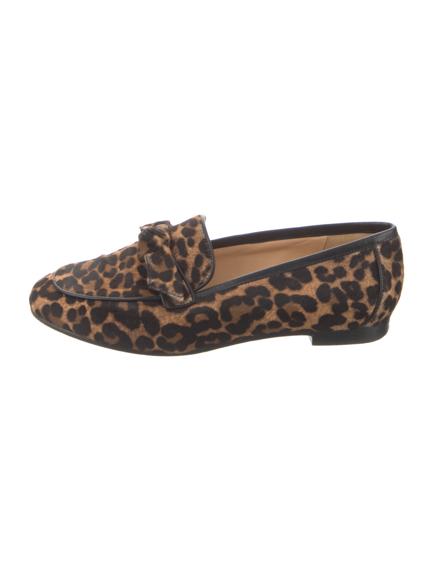 Alexandre Birman Ponyhair Animal Print Loafers