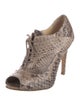 Alexandre Birman Snakeskin Animal Print Pumps