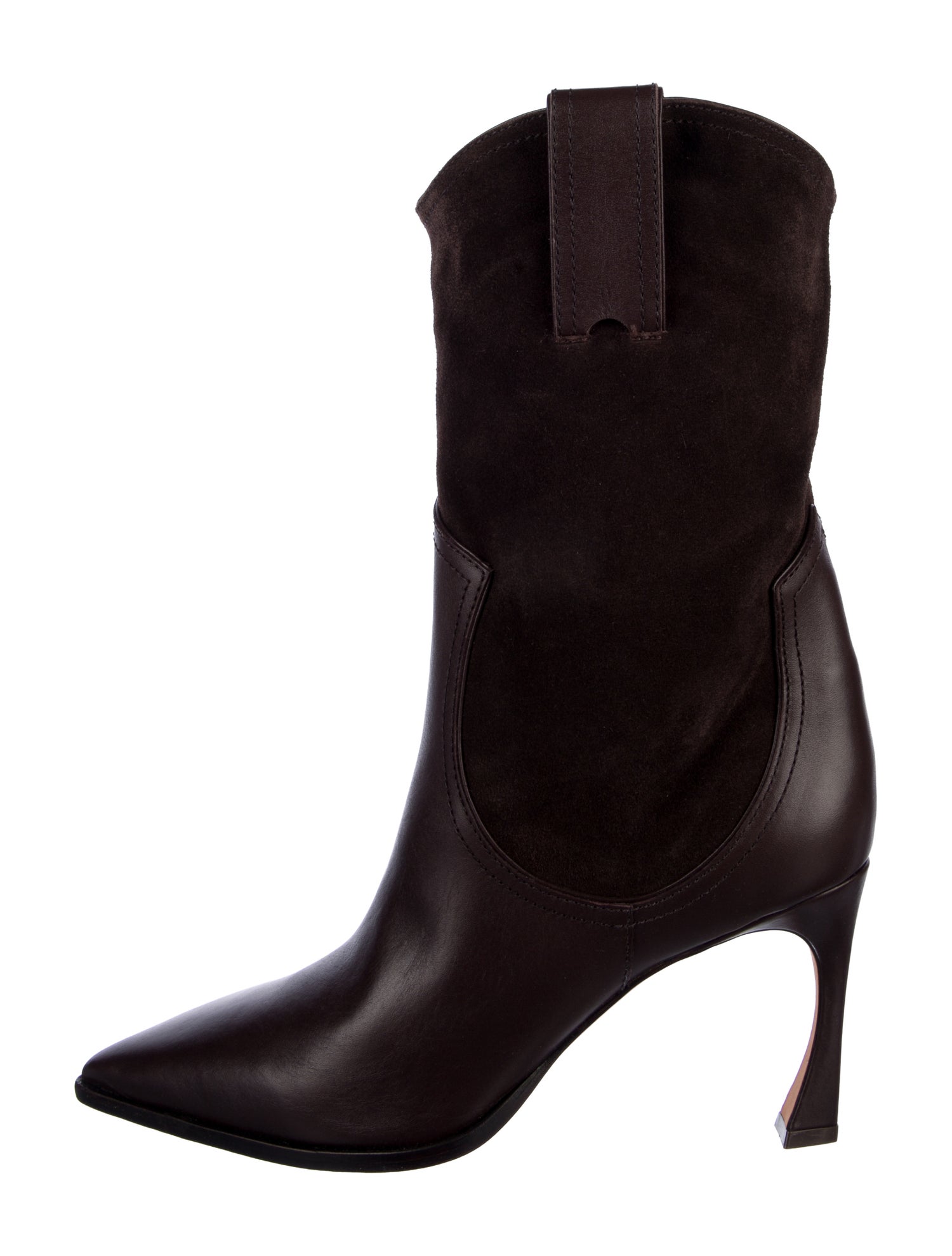 Alexandre Birman Leather Western Boots