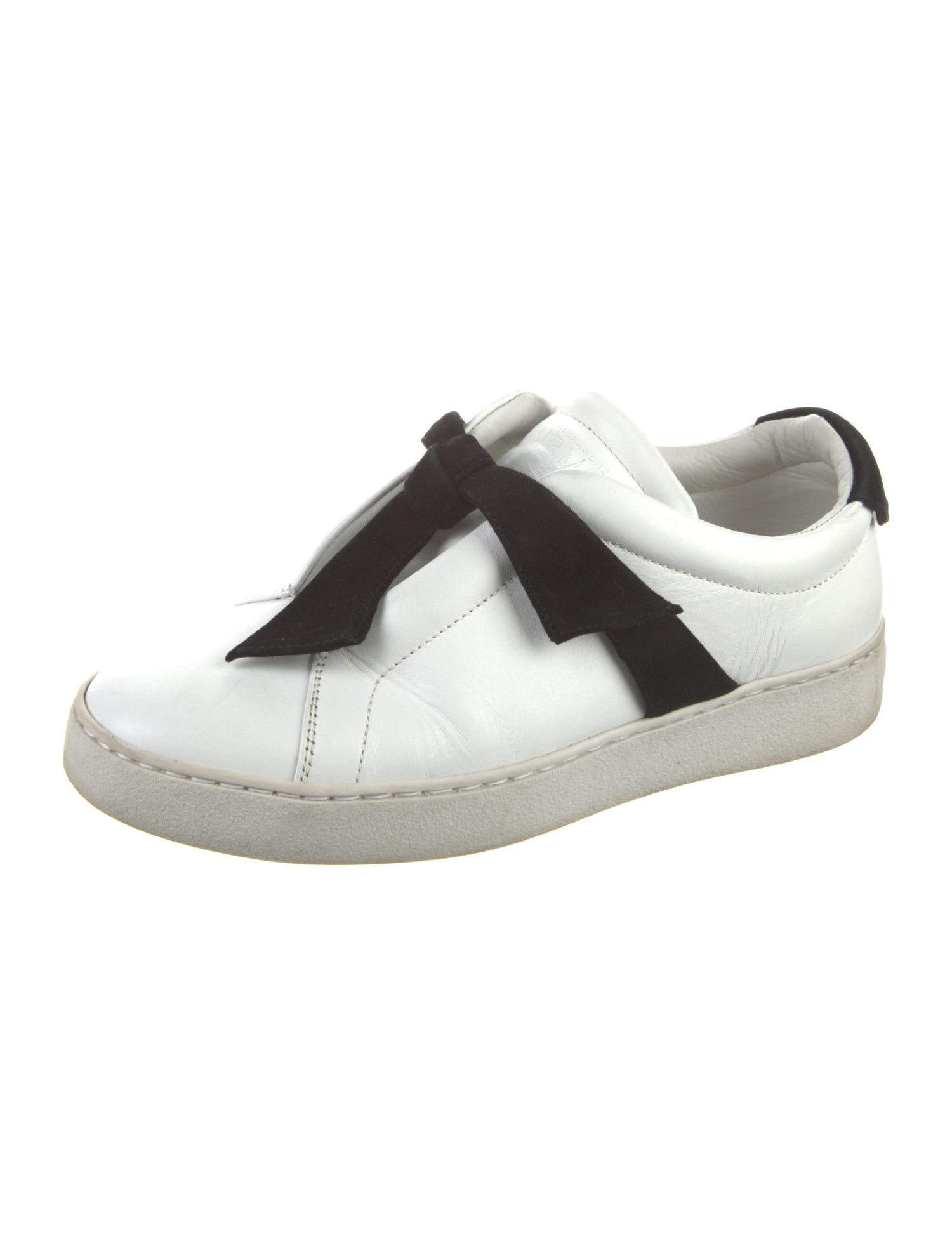 Alexandre Birman Leather Colorblock Pattern Sneakers