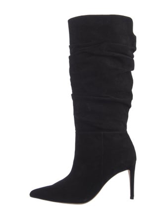 Alexandre Birman Suede Slouch Boots
