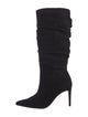 Alexandre Birman Suede Slouch Boots