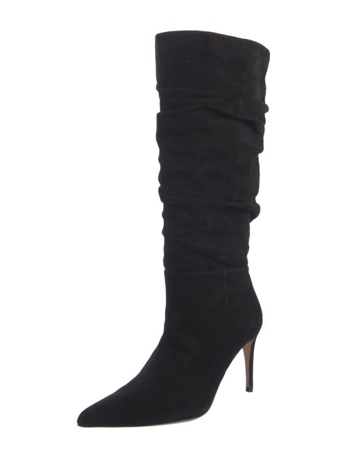 Alexandre Birman Suede Slouch Boots