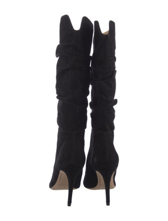 Alexandre Birman Suede Slouch Boots