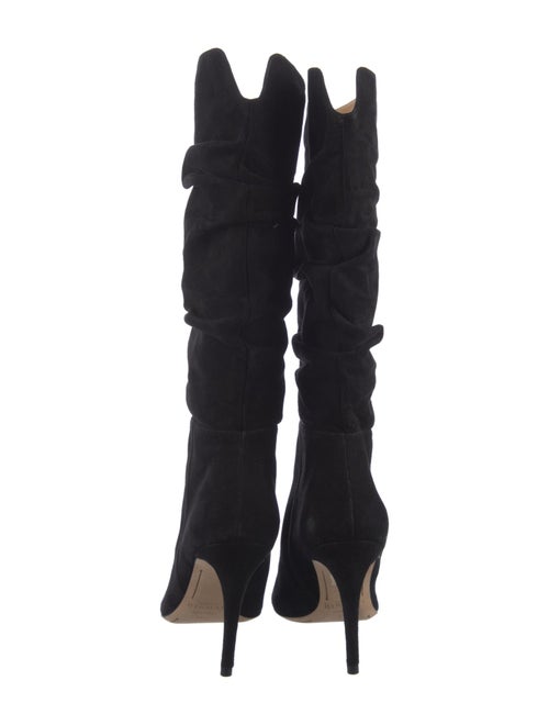 Alexandre Birman Suede Slouch Boots