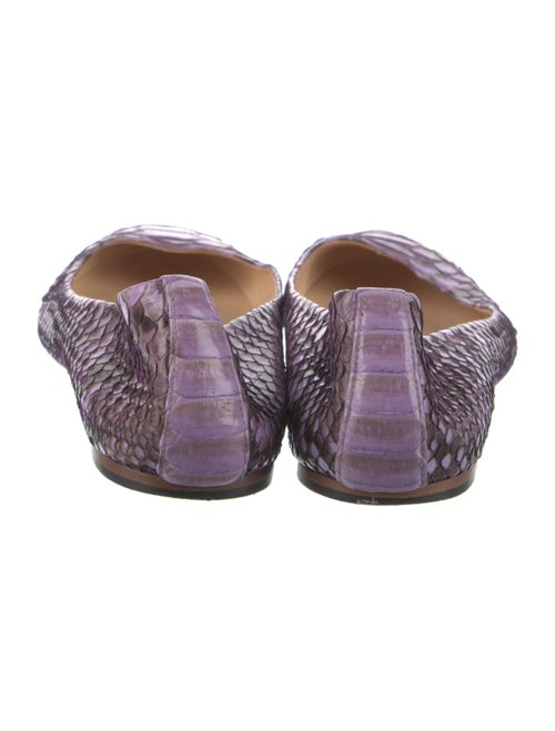 Alexandre Birman Snakeskin Animal Print Flats