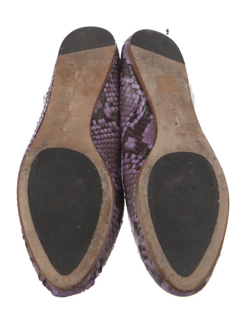 Alexandre Birman Snakeskin Animal Print Flats