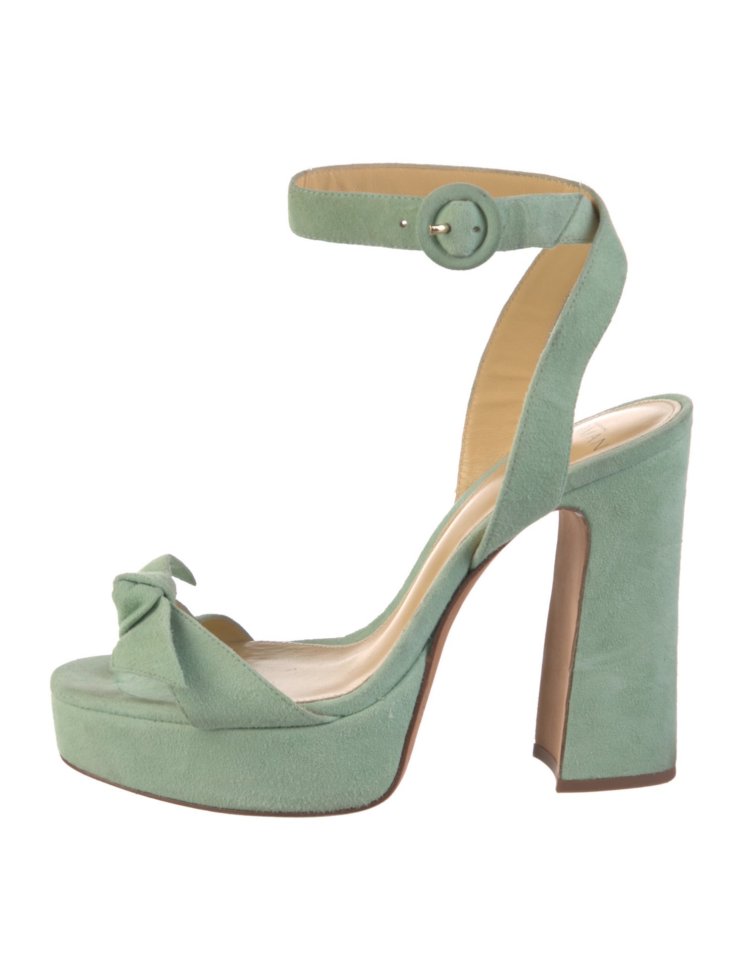 Alexandre Birman Suede Bow Accents Sandals