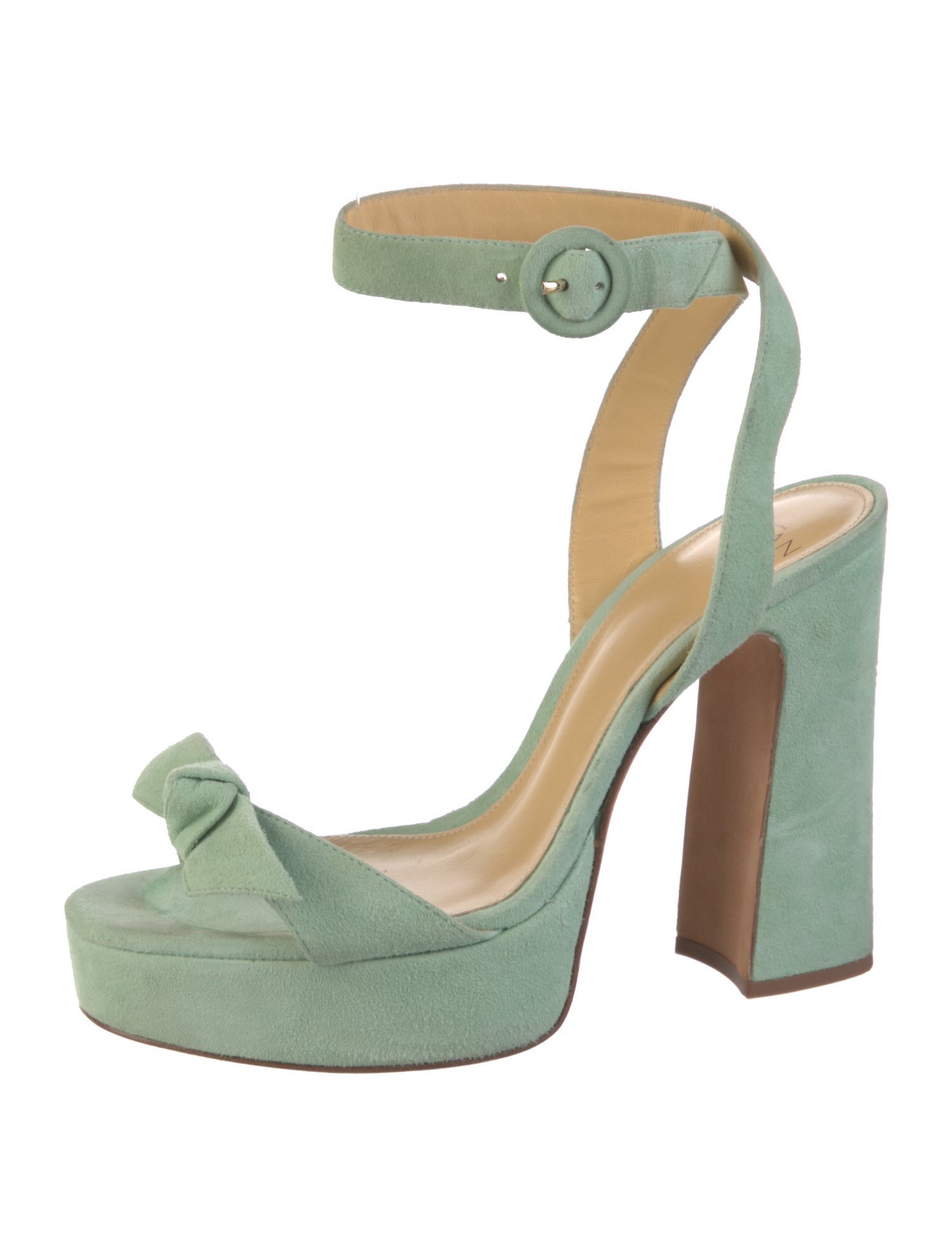 Alexandre Birman Suede Bow Accents Sandals