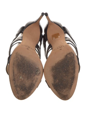 Alexandre Birman Patent Leather Slides