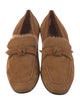 Alexandre Birman Suede Bow Accents Loafers