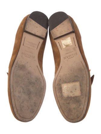 Alexandre Birman Suede Bow Accents Loafers