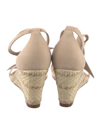 Alexandre Birman Suede Bow Accents D'Orsay Pumps