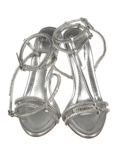 Alexandre Birman Leather T-Strap Sandals
